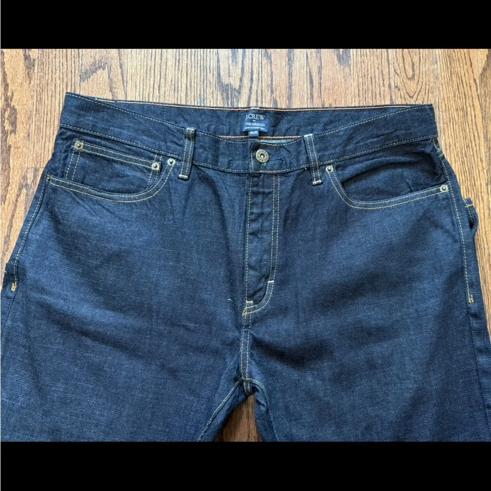 New With Tags - J. Crew The Driggs Mens Jean- size 35x32 - Picture 3 of 4